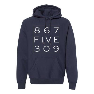 8675309 Nostalgic And Funny 80s Premium Hoodie