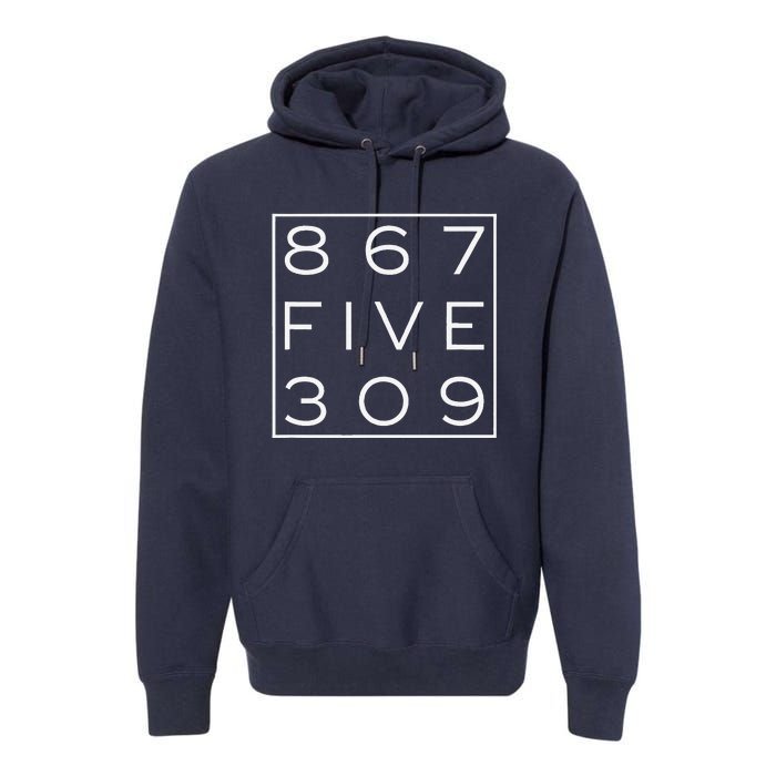 8675309 Nostalgic And Funny 80s Premium Hoodie