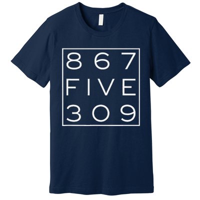 8675309 Nostalgic And Funny 80s Premium T-Shirt