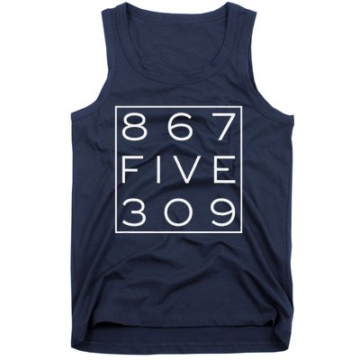 8675309 Nostalgic And Funny 80s Tank Top