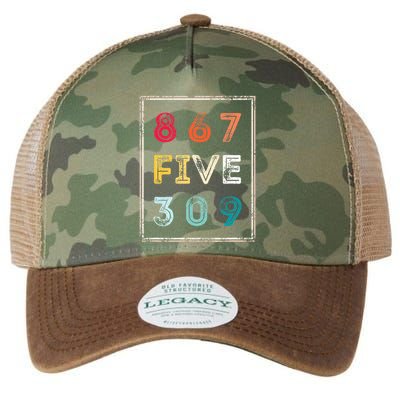 8675309 Nostalgic And Funny 80s & 90s Legacy Tie Dye Trucker Hat