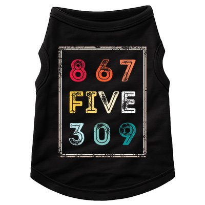 8675309 Nostalgic And Funny 80s & 90s Doggie Tank