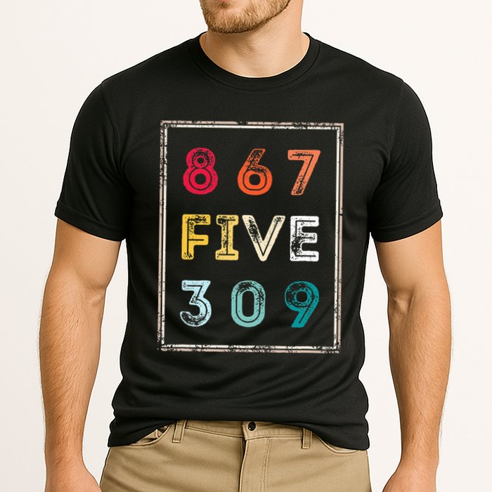 8675309 Nostalgic And Funny 80s & 90s Cooling Performance Crew T-Shirt