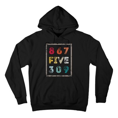 8675309 Nostalgic And Funny 80s & 90s Hoodie