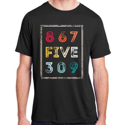 8675309 Nostalgic And Funny 80s & 90s Adult ChromaSoft Performance T-Shirt