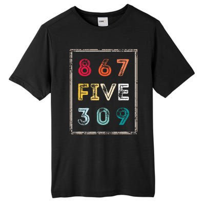 8675309 Nostalgic And Funny 80s & 90s Tall Fusion ChromaSoft Performance T-Shirt