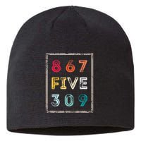 8675309 Nostalgic And Funny 80s & 90s Sustainable Beanie