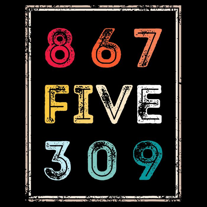8675309 Nostalgic And Funny 80s & 90s 16 in Basic Backpack