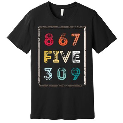 8675309 Nostalgic And Funny 80s & 90s Premium T-Shirt