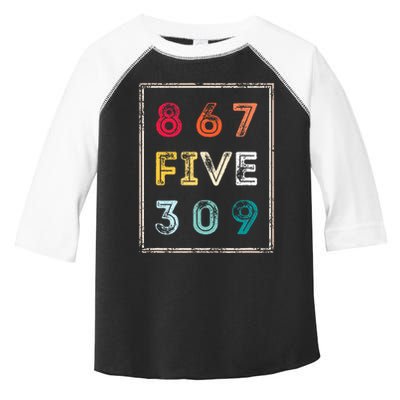 8675309 Nostalgic And Funny 80s & 90s Toddler Fine Jersey T-Shirt