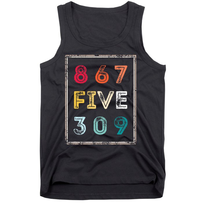 8675309 Nostalgic And Funny 80s & 90s Tank Top