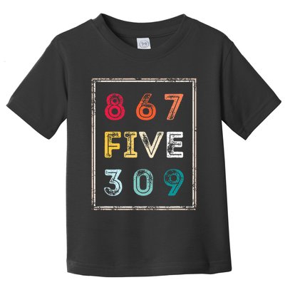 8675309 Nostalgic And Funny 80s & 90s Toddler T-Shirt