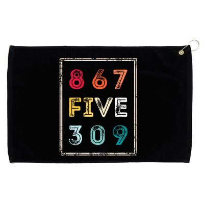 8675309 Nostalgic And Funny 80s & 90s Grommeted Golf Towel