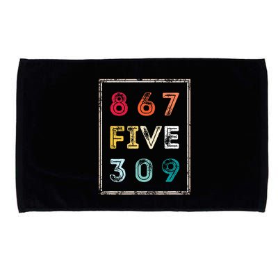 8675309 Nostalgic And Funny 80s & 90s Microfiber Hand Towel
