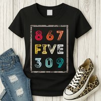8675309 Nostalgic And Funny 80s & 90s Womens T-Shirt
