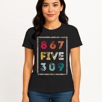 8675309 Nostalgic And Funny 80s & 90s Womens T-Shirt