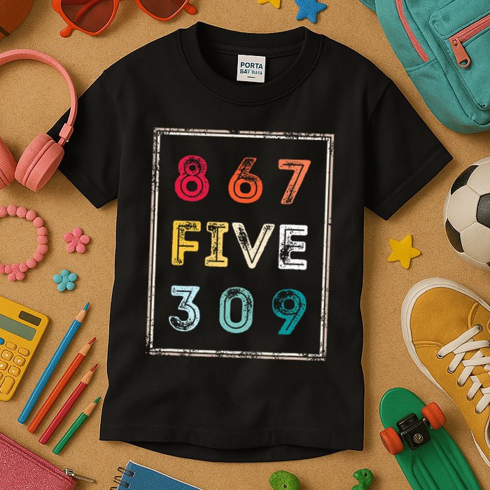 8675309 Nostalgic And Funny 80s & 90s Kids T-Shirt