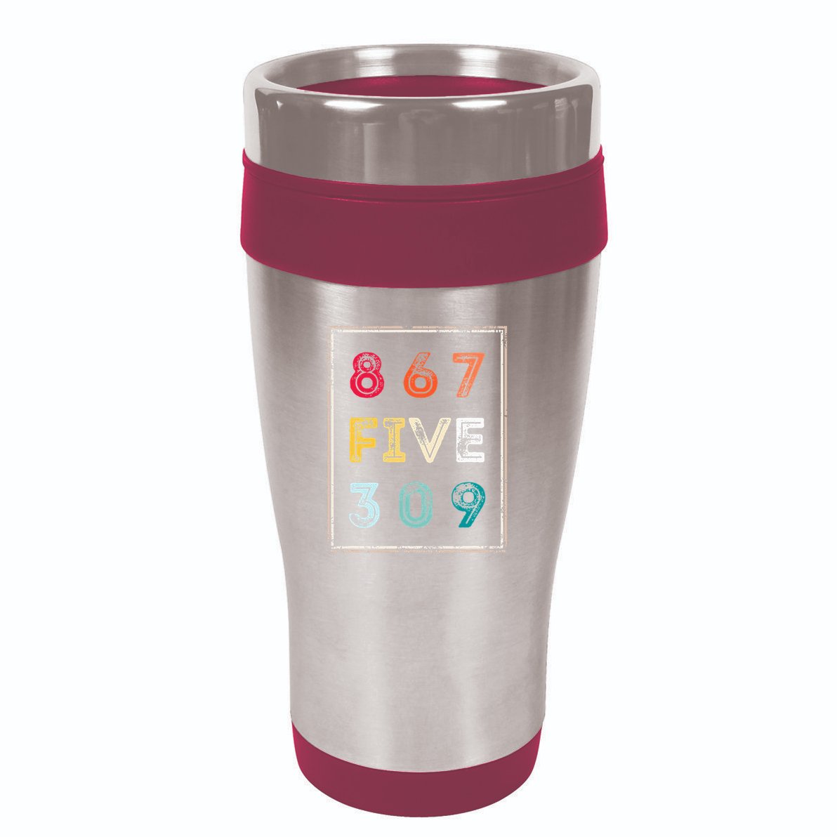 8675309 Nostalgic And Funny 80s & 90s 16oz Travel Tumbler