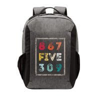 8675309 Nostalgic And Funny 80s & 90s Vector Backpack