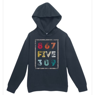 8675309 Nostalgic And Funny 80s & 90s Urban Pullover Hoodie