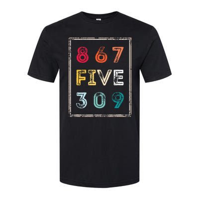 8675309 Nostalgic And Funny 80s & 90s Softstyle CVC T-Shirt