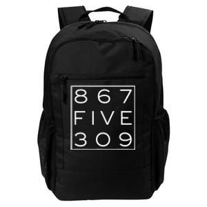 8675309 Nostalgic and Funny 80s Daily Commute Backpack