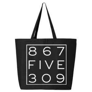 8675309 Nostalgic and Funny 80s 25L Jumbo Tote