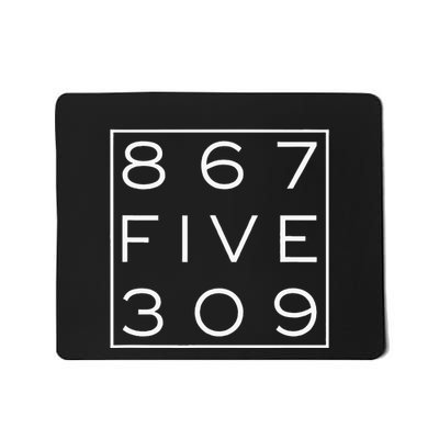 8675309 Nostalgic And Funny 80s Mousepad