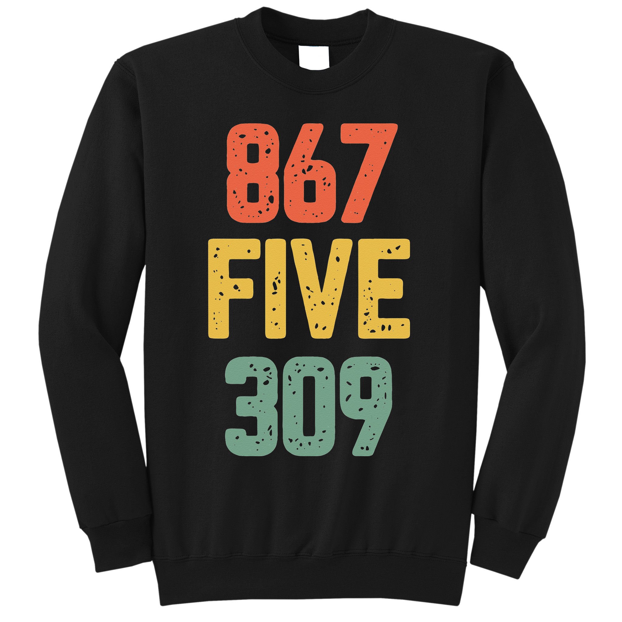 8675309 Nostalgic Funny 80s Retro Music Sweatshirt