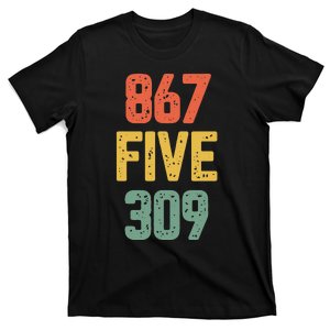 8675309 Nostalgic Funny 80s Retro Music T-Shirt