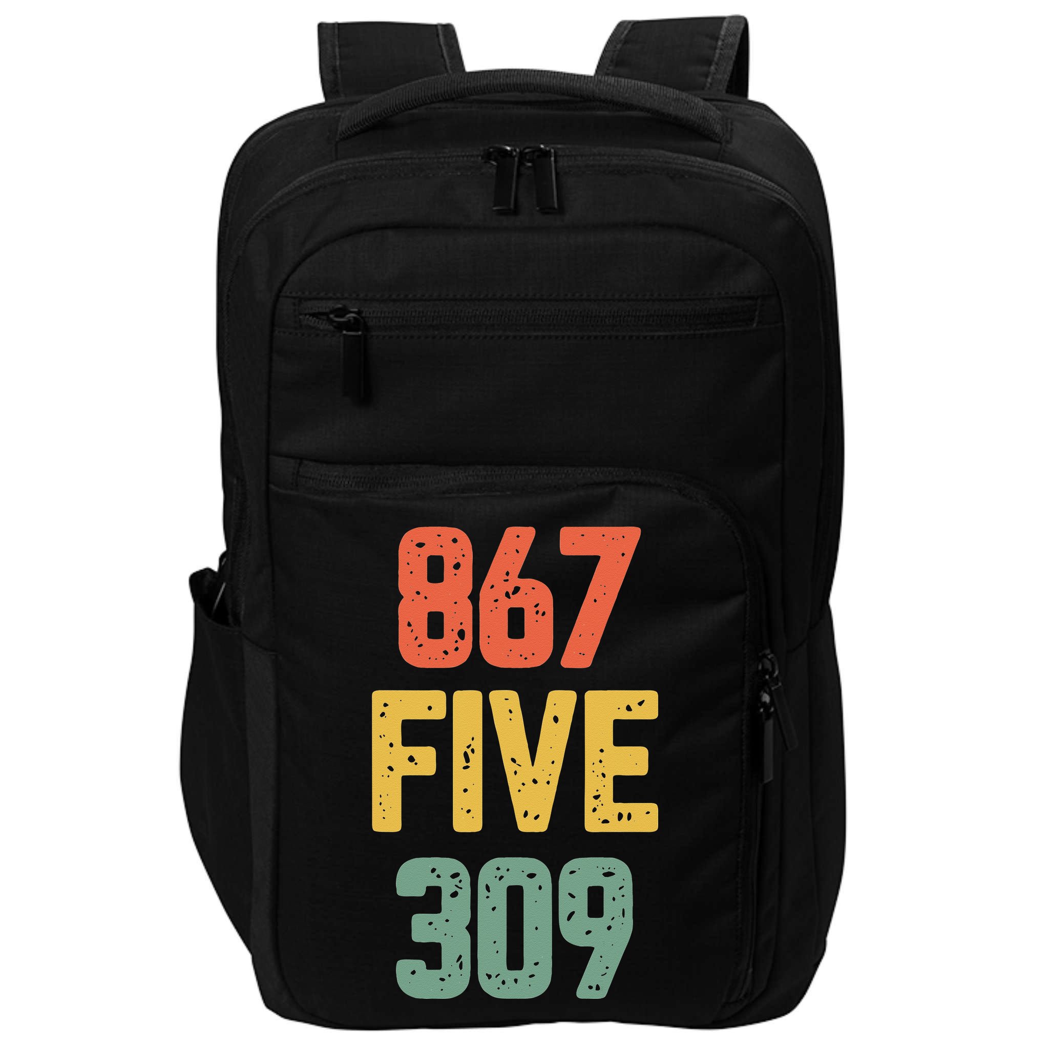 8675309 Nostalgic Funny 80s Retro Music Impact Tech Backpack