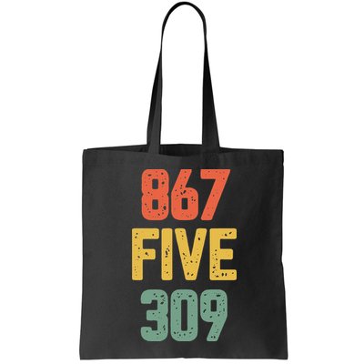 8675309 Nostalgic Funny 80s Retro Music Bag