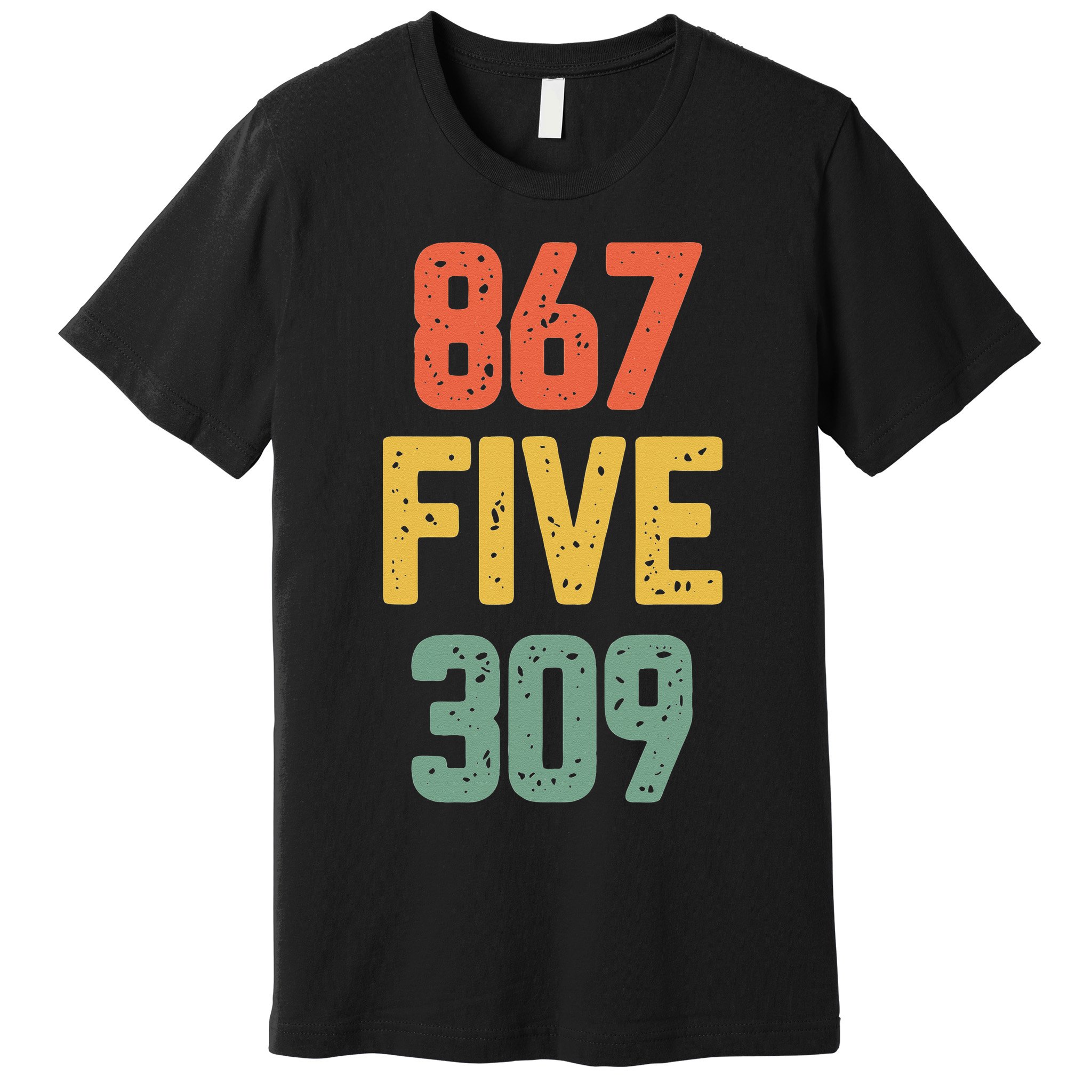 8675309 Nostalgic Funny 80s Retro Music Premium T-Shirt