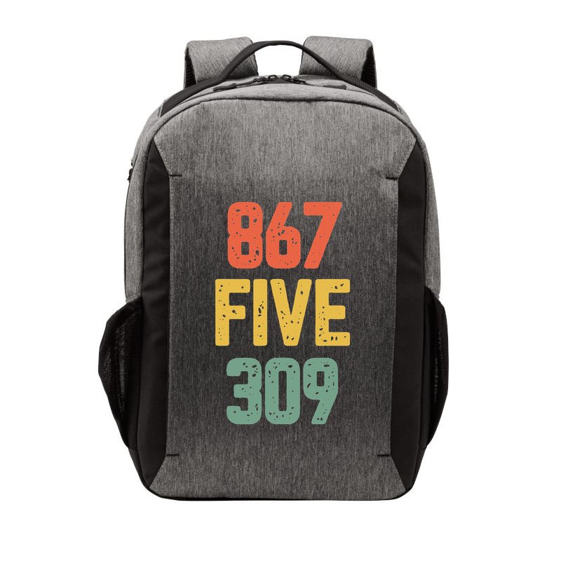 8675309 Nostalgic Funny 80s Retro Music Vector Backpack