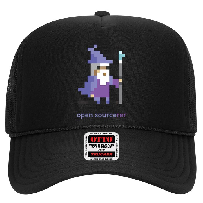 8bit Open Source Sorcerer Programming Trucker Hat
