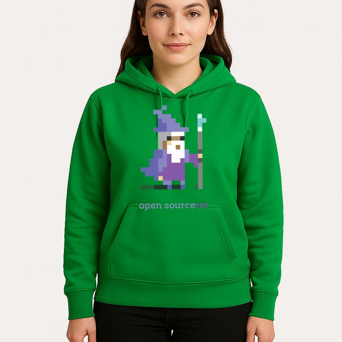 8bit Open Source Sorcerer Programming Hoodie