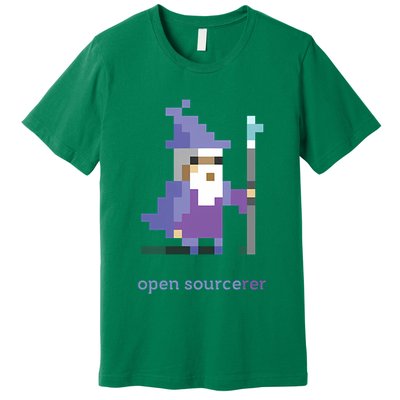 8bit Open Source Sorcerer Programming Premium T-Shirt