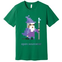 8bit Open Source Sorcerer Programming Premium T-Shirt