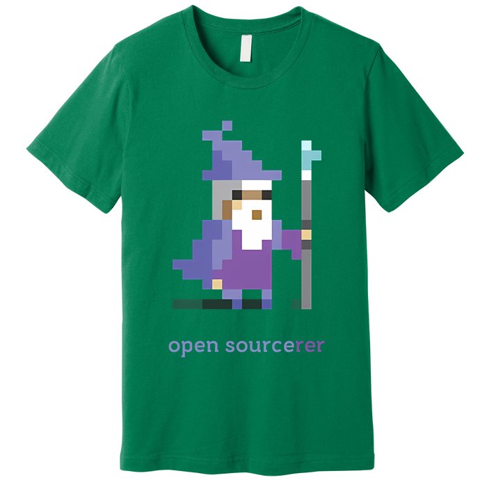 8bit Open Source Sorcerer Programming Premium T-Shirt