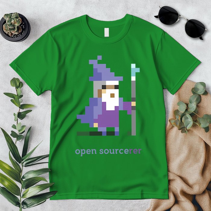 8bit Open Source Sorcerer Programming Premium T-Shirt