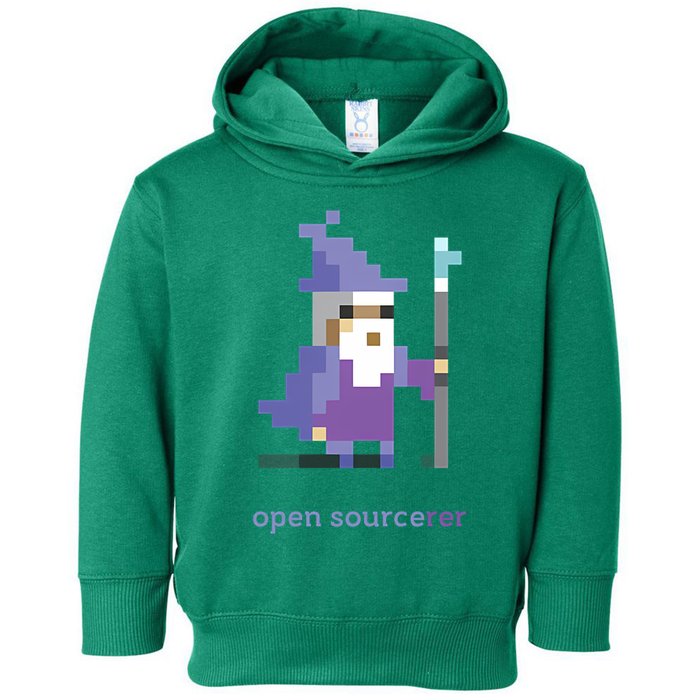 8bit Open Source Sorcerer Programming Toddler Hoodie