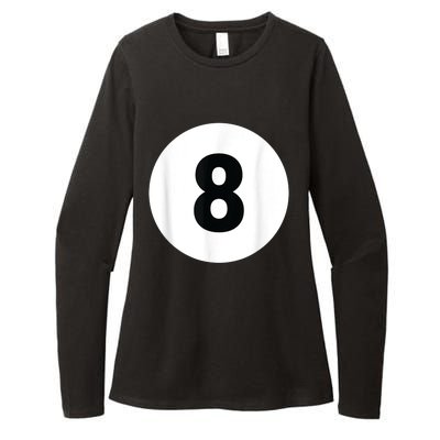 8 Pool Ball 8 Billiards Costume Halloween Group Matching Womens CVC Long Sleeve Shirt