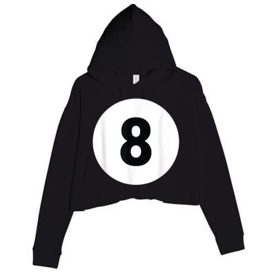 8 Pool Ball 8 Billiards Costume Halloween Group Matching Crop Fleece Hoodie