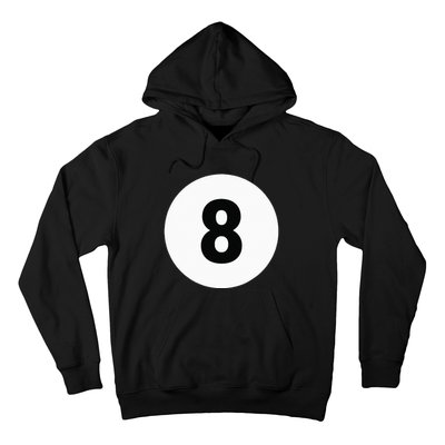 8 Pool Ball 8 Billiards Costume Halloween Group Matching Hoodie