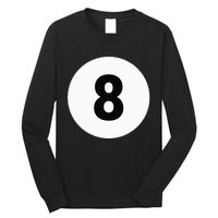 8 Pool Ball 8 Billiards Costume Halloween Group Matching Long Sleeve Shirt