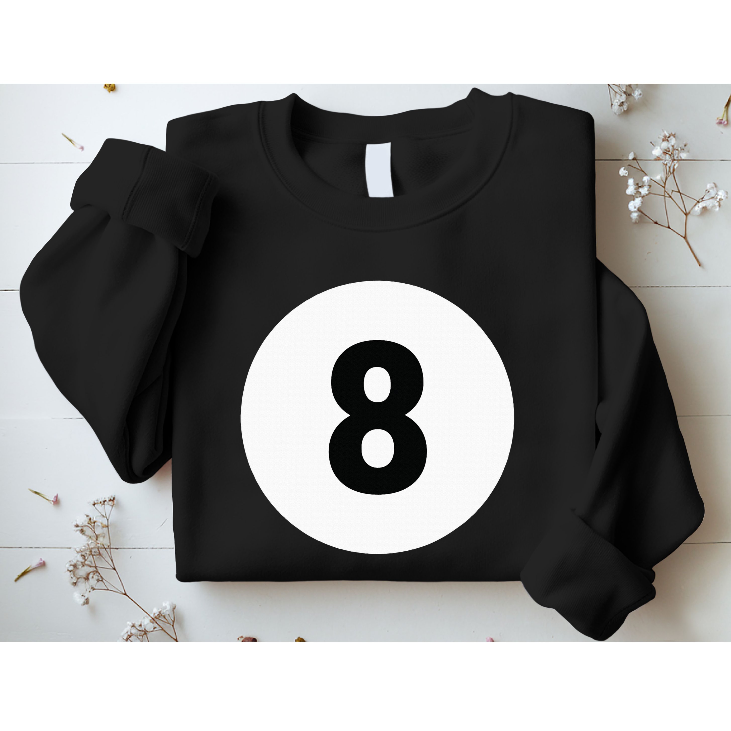8 Pool Ball 8 Billiards Costume Halloween Group Matching Sweatshirt