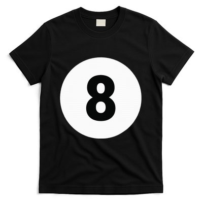 8 Pool Ball 8 Billiards Costume Halloween Group Matching T-Shirt