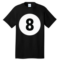 8 Pool Ball 8 Billiards Costume Halloween Group Matching Tall T-Shirt