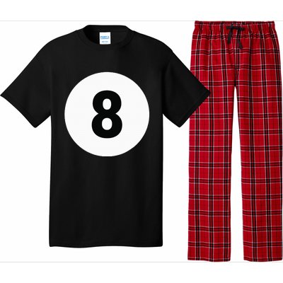 8 Pool Ball 8 Billiards Costume Halloween Group Matching Pajama Set