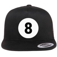 8 Pool Ball 8 Billiards Costume Halloween Group Matching Flatbill Hat
